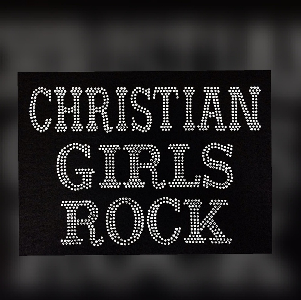 Bling T-Shirt Christian Girls Rock